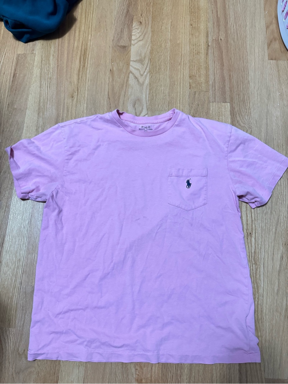 Polo by Ralph Lauren Men’s Pink Pocket T-Shirt